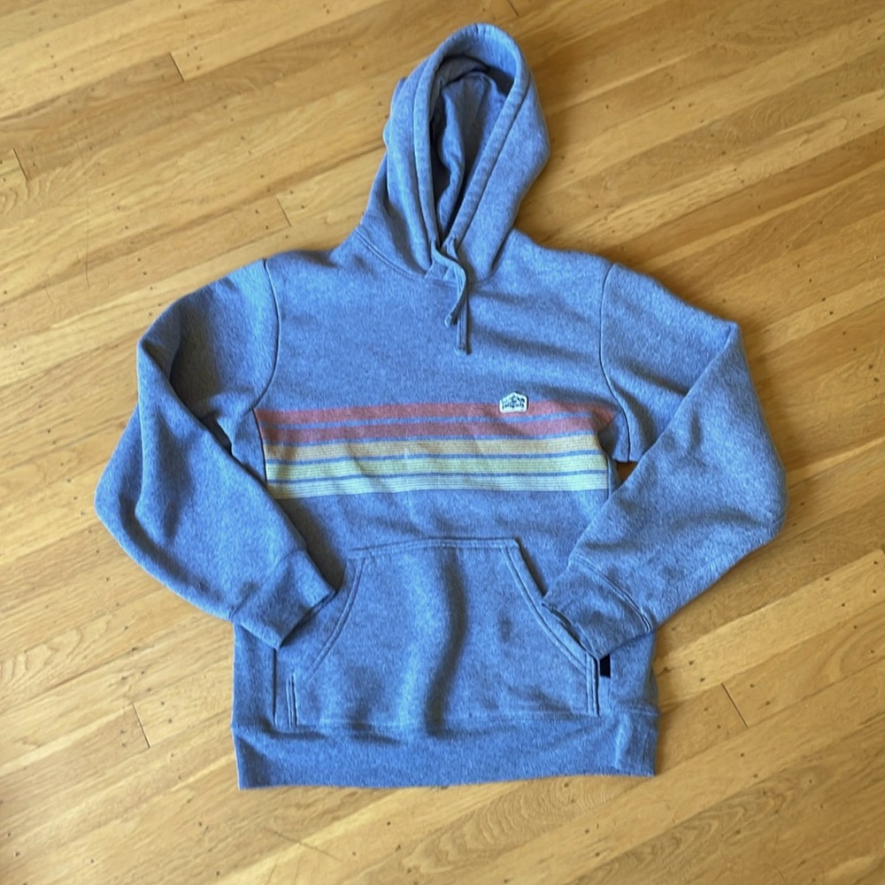 Patagonia Uprisal Line Logo Ridge Stripe Hoody size XS Regular Fit